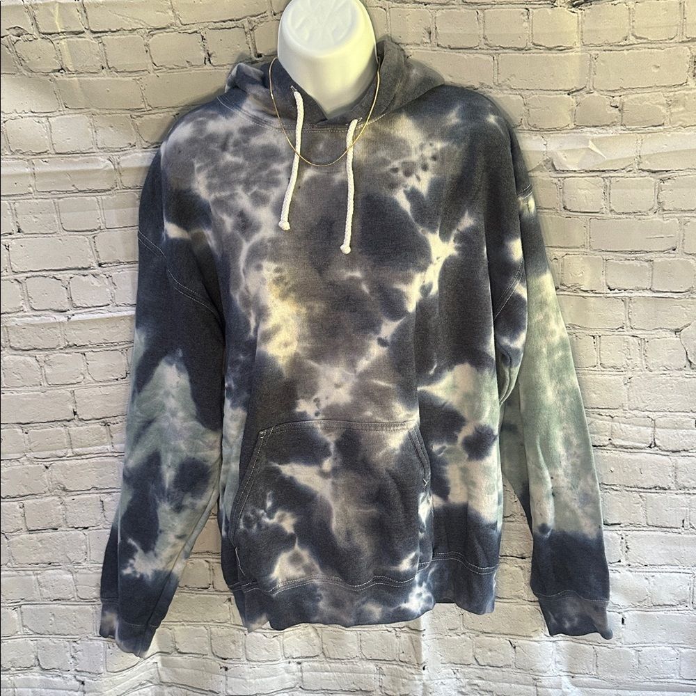 Tie Dye Athleticwear Hooded Sweatshirt Woman’s size Large